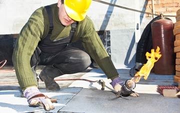 Llangadfan flat roof construction